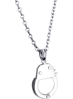 男士蹦迪挂件学生情侣手铐项链