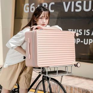 19分行李箱一九开新款加厚大容量拉杆箱24寸时尚ins小清新20寸旅