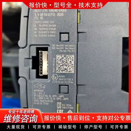 可维修S7-1200 CPU 1215C DC/DC/DC模议价
