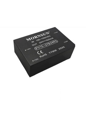 PV15-27B24R3金升阳15W，100-1000VDC电源模块输出24V/0.625A