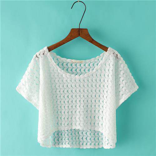 2025夏季新款百搭泳衣外搭小罩衫披肩女夏超短款蕾丝坎肩上衣薄款