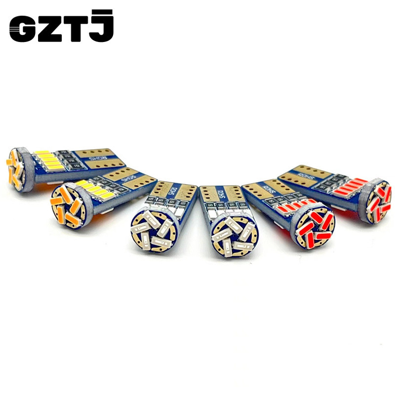 汽车灯泡10 5 无极解码示宽灯4014 15高亮阅读灯 牌照灯