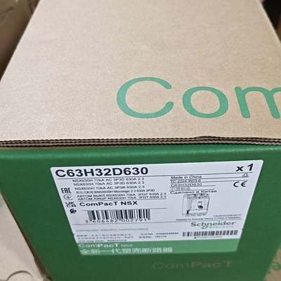 施耐德塑壳断路器C63H32D630，NSX630H  3P