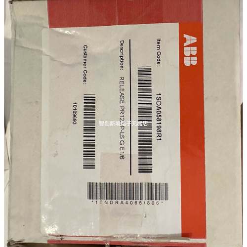 ABB E开关PR122/P LSIG 断路器保护脱扣 模块.1SDA058198R1