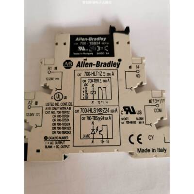 AB/Allen-Bradley继电器模组700-TBS24+700-HLT1Z底座原装现货