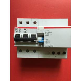 ABB C63 3P63A剩余电流电磁漏电保护断路器300mA空气开关DS263