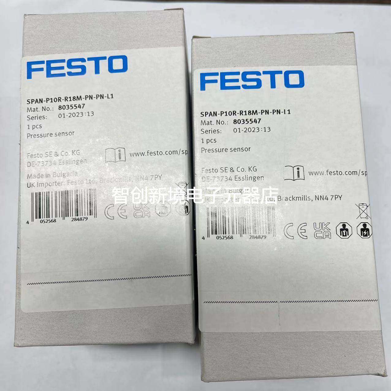 FESTO SPAN-P10R-R18M-PN-PN-L1 8035547 費斯托 压力传感器