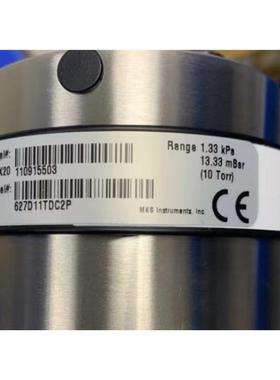 MKS真空压力计，型号627D11TDC2P，量程1.33