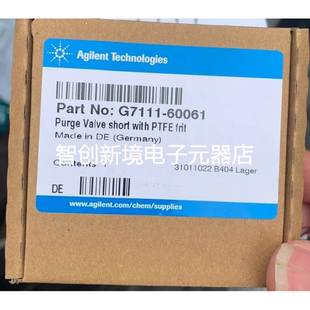 带 PTFE 滤芯 安捷伦 600 60061 短放空阀 bar G7111