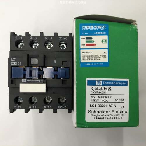原装正品LC1-D3201B7N AC24V 50/60Hz施耐德三级交流接触器