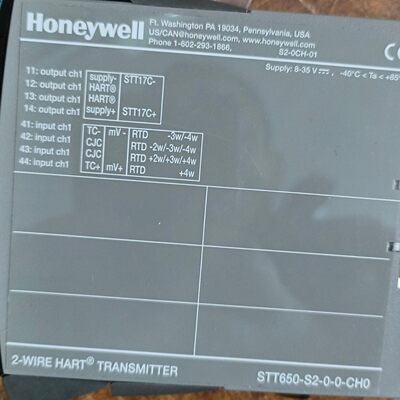 议价出售全新原装霍尼韦尔温度变送器STT650模块，型号ST