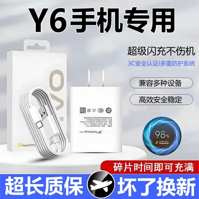 vivoy6手机充电器超级闪充线