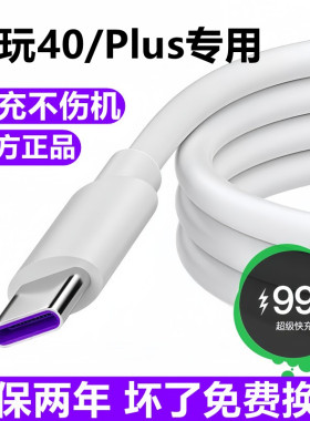 适用荣耀畅玩40数据线充电线华为畅玩40plus超级快充线充电器线原装