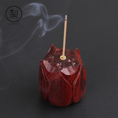 立式木线熏香座便携印度小叶紫檀