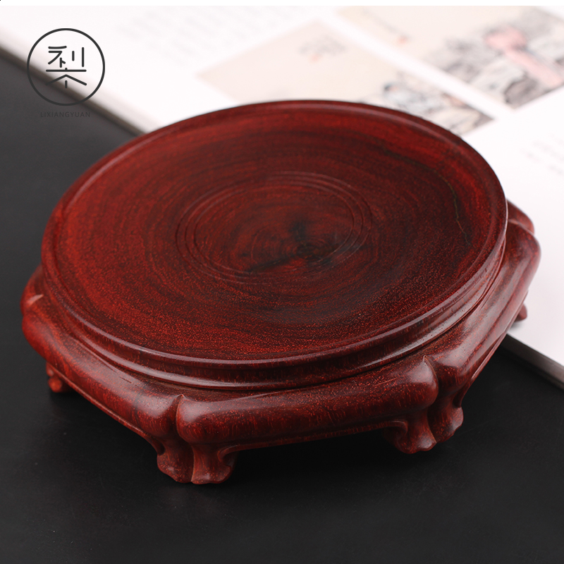 香院印度小叶紫檀木圆形复古中国