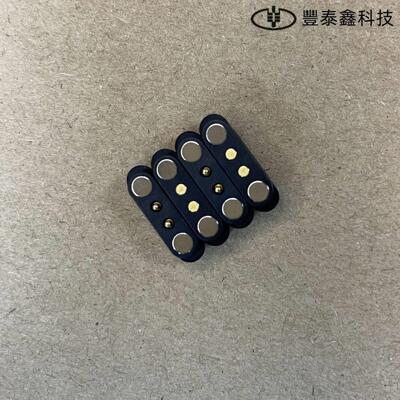 流厂家磁吸接传器 2Pinpogopin弹簧针输信号连大电407公母座