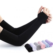 Mùa hè băng tay áo tay áo nữ UV Bảo vệ dài Găng tay băng lụa tay áo nam Armband Arm tay áo - Găng tay