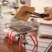 柯曼304不锈钢面包吐司烤网户外露营气炉烧烤网野餐烤肉便携小型