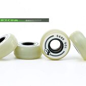 4个直排轮子 90A极限轮滑轮子轮滑轮子56毫米1套 RAZORS 绿色56mm