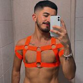 弹力绳健身男弹力带胸肌训练器材拉力带阻力带健身束缚胸带潮显大