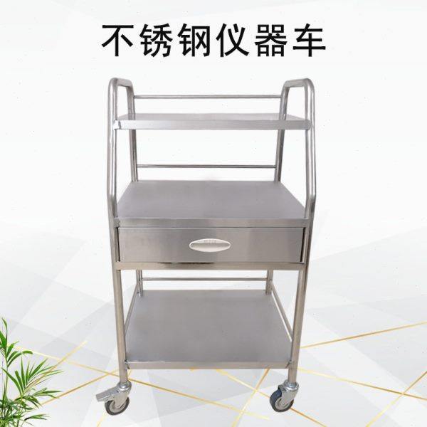 不锈钢加厚斤静音仪器车 三层带轮器械台护士换车 手推车美容车,商业/办公家具,平板手推车/工具车/爬楼机,淘宝优惠券,粉丝福利购,淘宝优惠卷