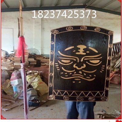 定制影视舞台戏剧道具盾牌盔甲长矛长戈十八班兵器古代仿古道具