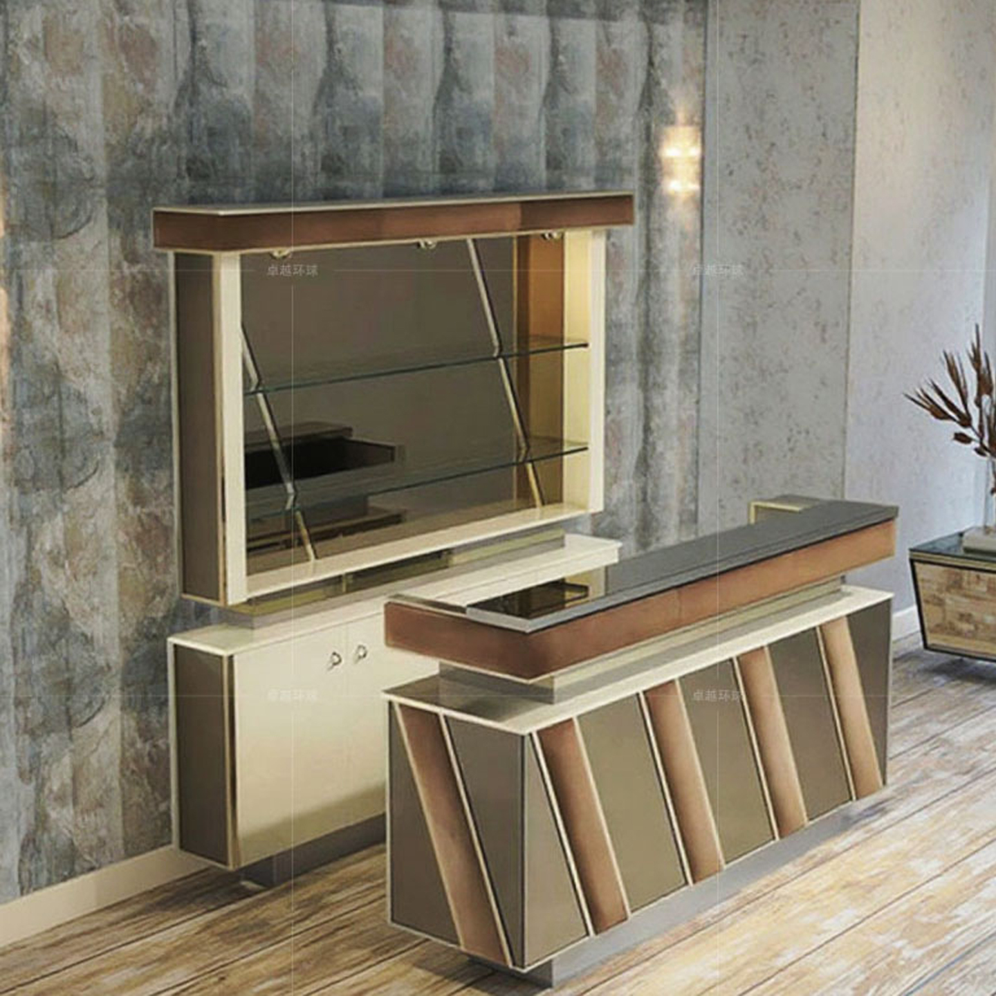 ZYCY吧台酒柜轻奢高级感设计师款