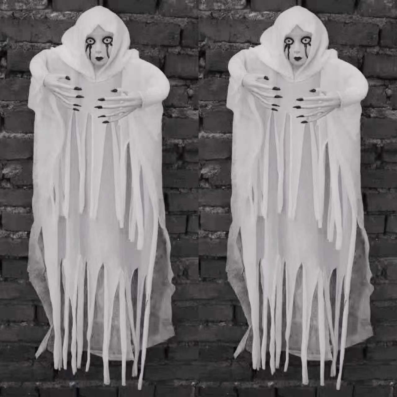 小美女吊鬼白衣万圣节鬼屋密室咒怨逃脱酒吧KTV挂件贞子装饰灯声