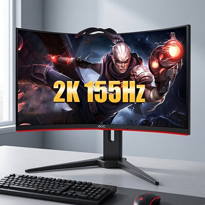 AOC 原装二手 32寸曲面 2K 144Hz 155Hz CQ32G2E 电脑电竞显示器