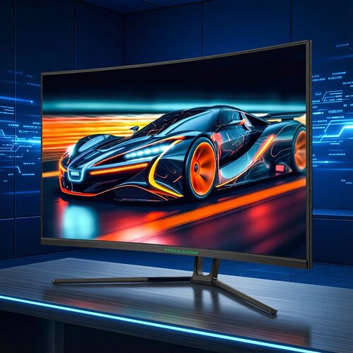 泰坦军团 原装二手32寸曲面 2K 165Hz 180Hz N32SQC 电竞显示器