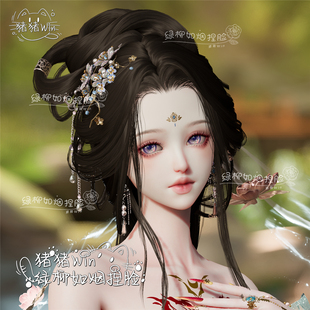 以闪亮之名捏脸【水镜】国服新马服 可古风可现代 成女