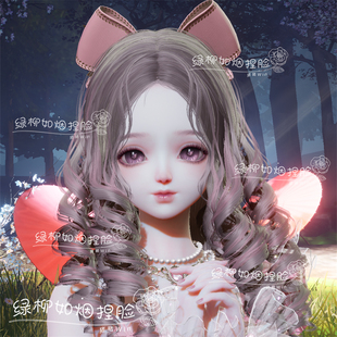 以闪亮之名捏脸 少女素颜脸【粉宝宝】 国服新马服 可爱小公主