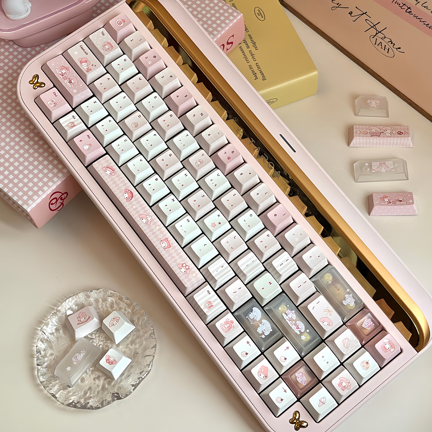 原厂/MOA高度美乐蒂键帽侧透光