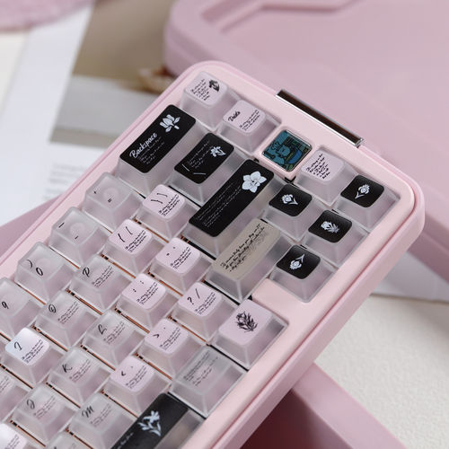 URE雾玫瑰PC雾透键帽原厂高度