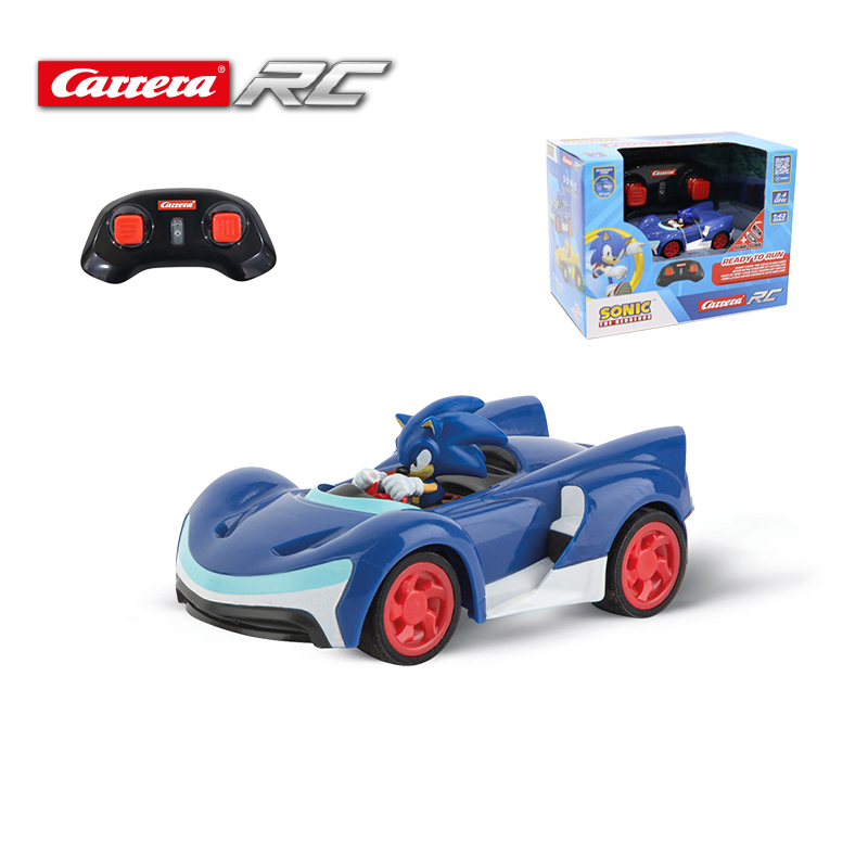 卡雷拉&索尼克联名款迷你遥控车充电男孩无线RC儿童刺猬玩具汽车