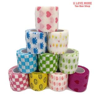 1 pcs Printed Medical Self Adhesive Elastic Bandage 4.5m Col