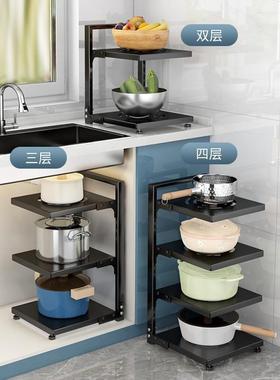 Kitchen storage rack bathroom Shelf Trolley iron shelves外贸
