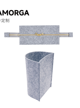 SAMORGA羊毛毡插件定制固定可拆卸拉链盖/内拉链/水杯口红电脑袋