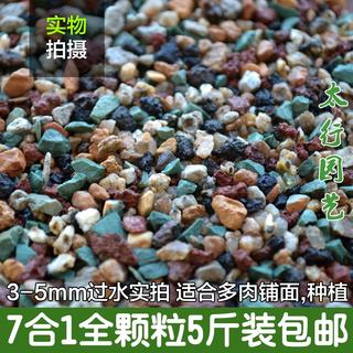 多肉纯颗粒土专用营养土铺面石硅藻土麦饭石沸石轻石火山石虹彩石