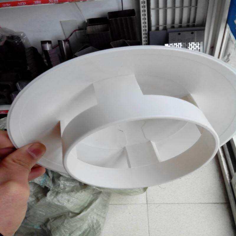 屋顶成品排气管帽防风防雨盖pvc焊折板排气罩换气筒屋面透气孔