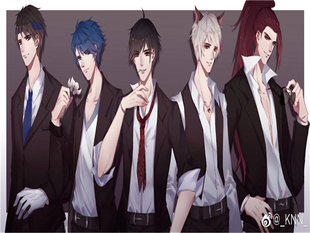 王者荣耀无限王者团男团赵云李白百里守约诸葛亮韩信cos服