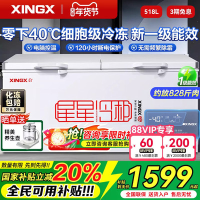 【开店优选咨询改价】星星冷冻柜