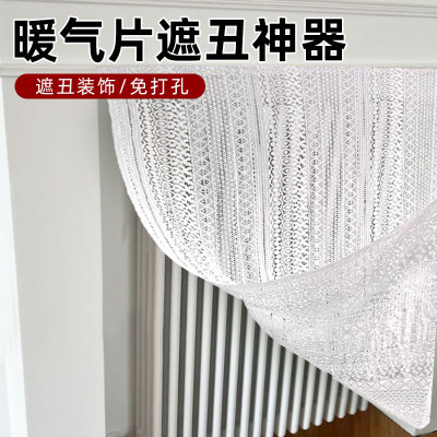 客厅韩式白色蕾丝短帘闽器唯美