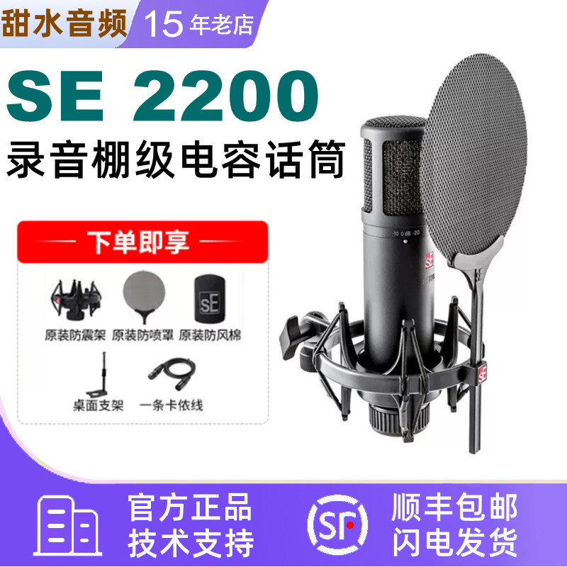 SE2200大振膜电容话筒录音直播