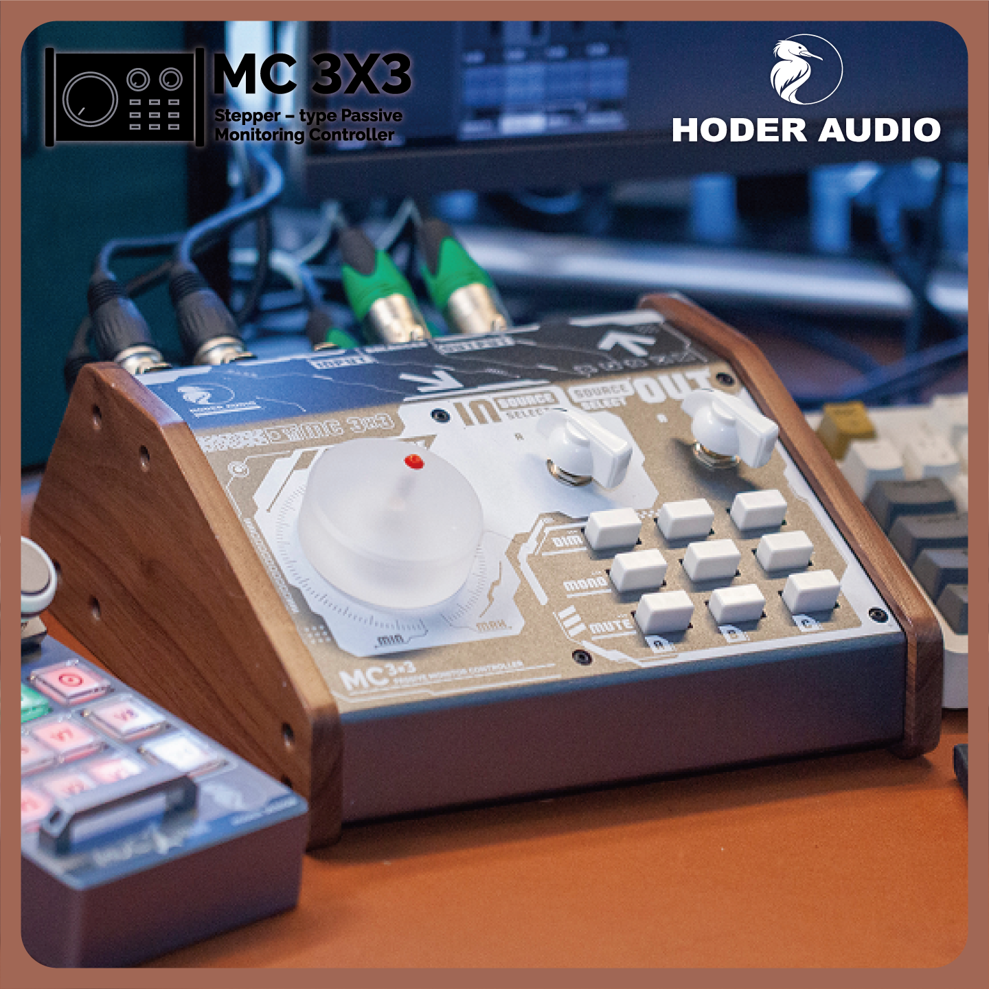 hoder audio MC3×3录音棚监听控制器3进3出