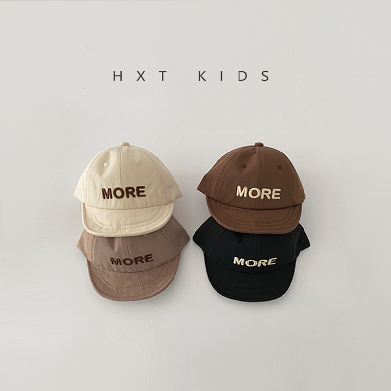 棉鸭舌帽短檐字母刺绣帽子I软檐