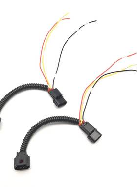 适用于十代思域雅阁前LED雾灯插头 大灯日行灯灯无损取电线束插头