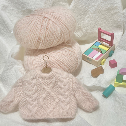 蛋小只 冬芙 迷你娃衣冬季专用线 兔绒25克/团