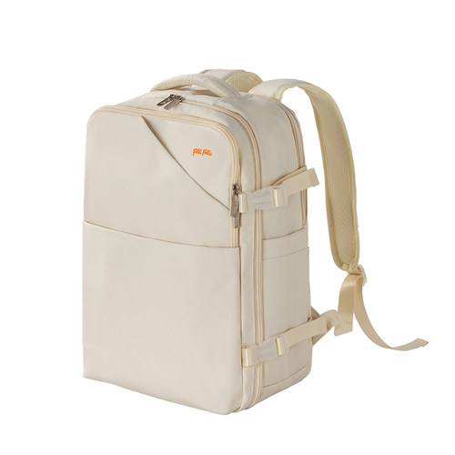 Folli Follie商务休闲功能型背包-米白色FF-Y016A(SB24JLP009WH)