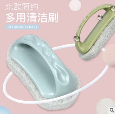 灶台清洁刷子瓷砖刷海绵擦
